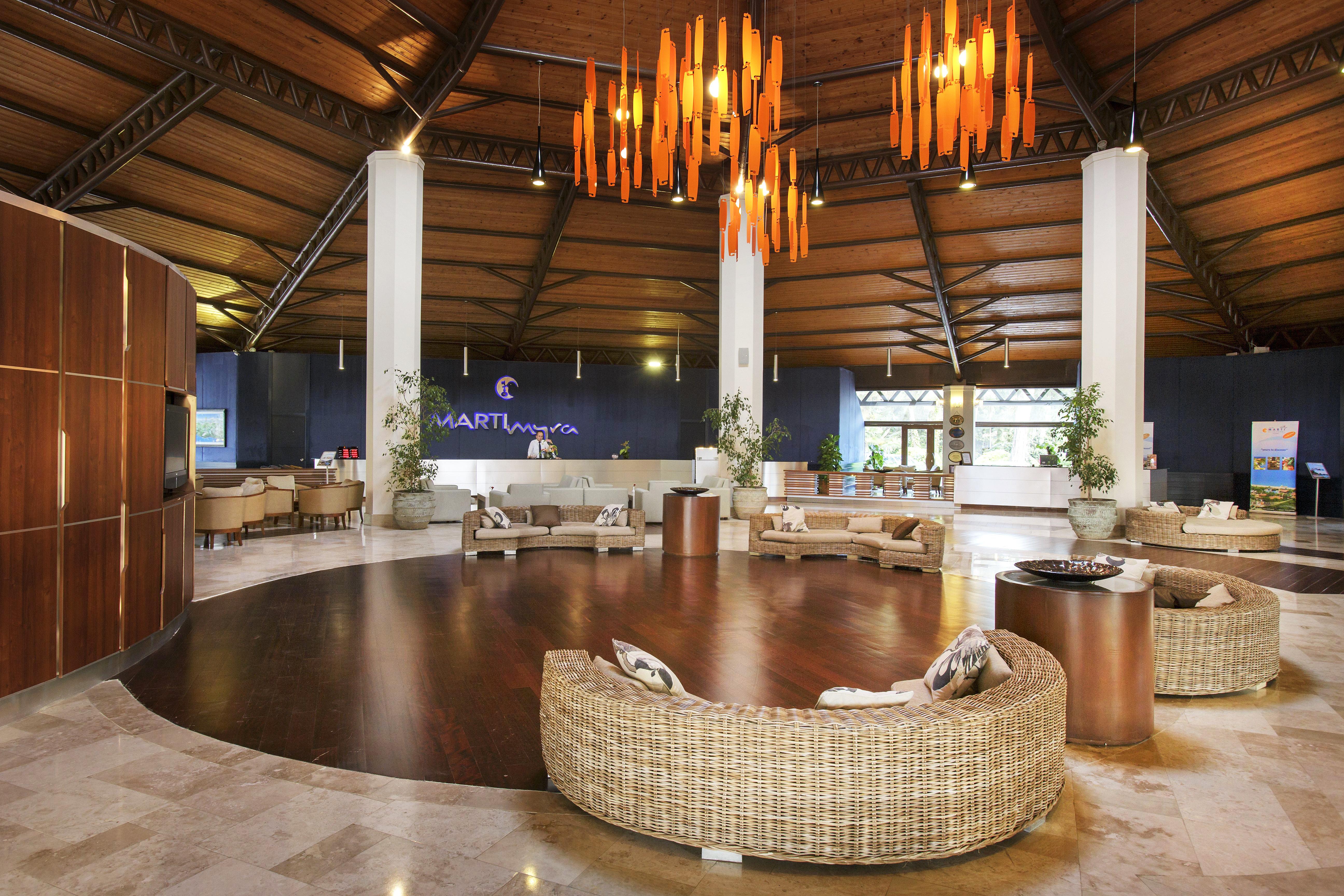 Marti Myra Hotel Tekirova Luaran gambar Lobby